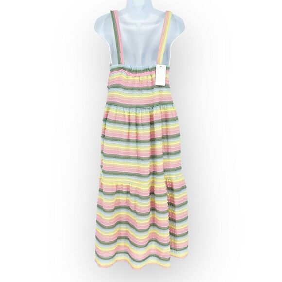 COREY‎ LYNN CALTER NWT XS Pastel Ribbon Band Nova Dress MIDI Cottagecore - Picture 3 of 10